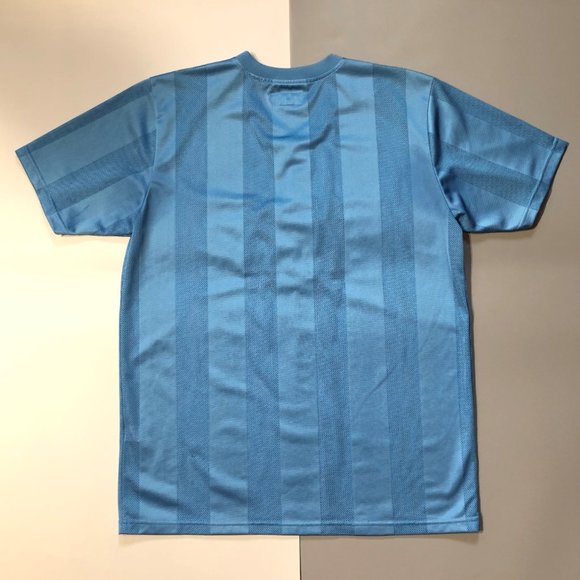 Supreme SS16 Velvet Logo Mesh Stripe Top Jersey Tee Size Large - Picture 5 of 6